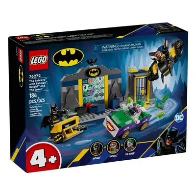 Klocki konstrukcyjne LEGO Super Heroes Jaskinia Batmana z Batmanem, Batgirl i Jokerem