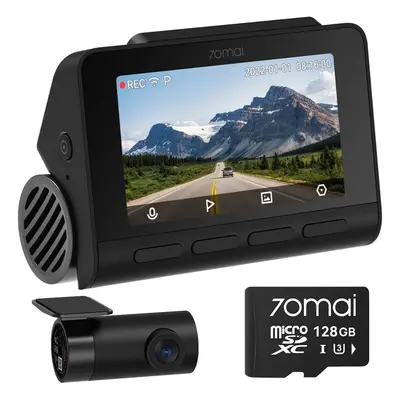 70Mai Dash Cam A810 4K + backup camera RC12 + karta SD 70mai 128GB