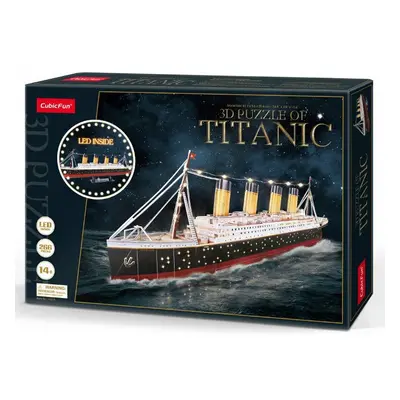 Puzzle Cubic Fun 3D LED Titanic 246 el.