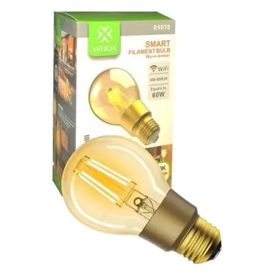 WOOX R9078 Inteligentna smart żarówka filamentowa Retro WiFi LED 6W E27