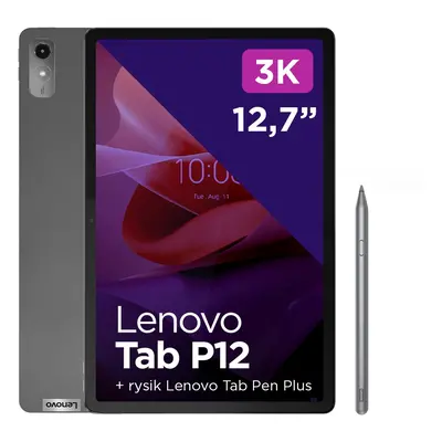 Lenovo TAB P12 (TB370FU) 8/256GB WiFi (ZACH0211PL) szary + rysik