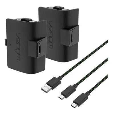 VENOM Akumulatory do padów Xbox Series / Xbox One czarne (2x1100mAh) + metrowy kabel