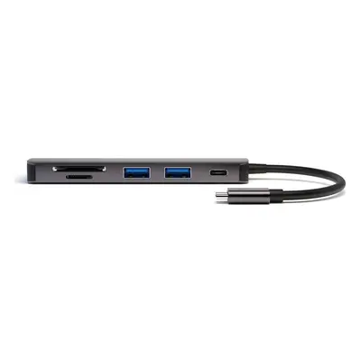 4smarts 6w1 DeX Function 2xUSB-A 3.0/USB-C/HDMI/SD/MicroSD szary