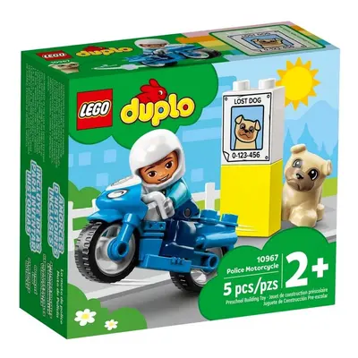 Klocki konstrukcyjne LEGO Duplo Motocykl Policyjny