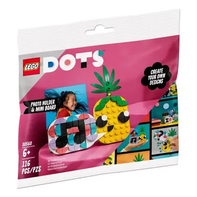 Klocki konstrukcyjne LEGO Dots Ananas — ramka na zdjęcie i miniaturowa tablica