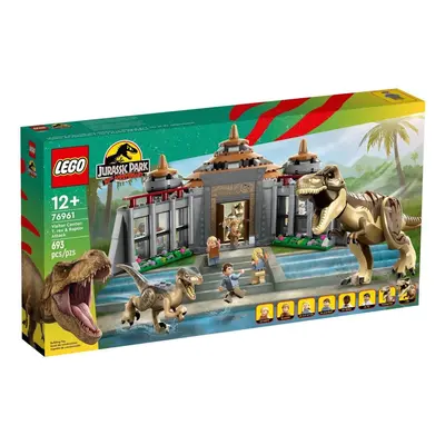 Klocki konstrukcyjne LEGO Jurassic World Centrum dla odwiedzających: atak tyranozaura i raptora