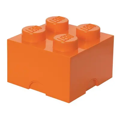 Pudełko na klocki Lego Storage Brick pomarańczowy