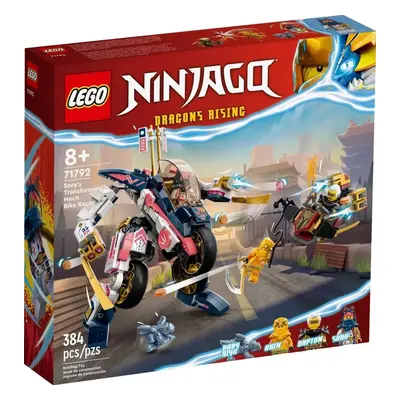 Klocki konstrukcyjne LEGO Ninjago Mech Sory zmieniający się w motocykl wyścigowy