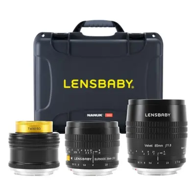 Lensbaby Pro Kit Velvet 85, Burnside & Twist Nikon F