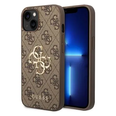 Guess 4G Big Metal Logo - Etui iPhone (brązowy)