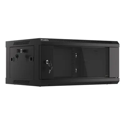 Wisząca Lanberg szafa rack wisząca 19'' 4U 600X450 czarna V2