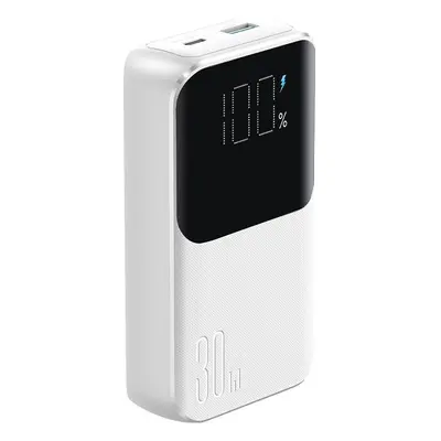 Joyroom mini JR-PBC07 20000mAh 30W z kablami USB-C i Lightning biały