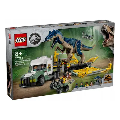 Klocki konstrukcyjne LEGO Jurassic World Dinomisje: ciężarówka do transportu allozaura