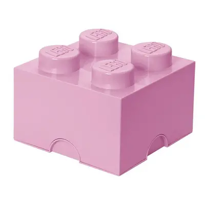 Pudełko na klocki Lego Storage Brick jasnoróżowy