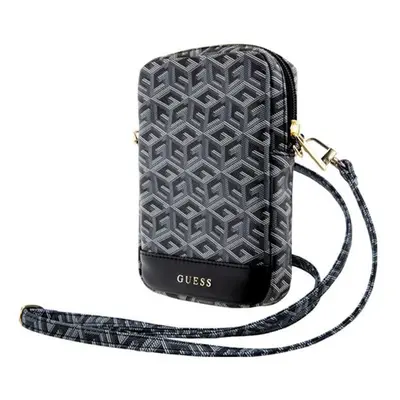 Guess Zip GCube Bottom Stripe - Torebka na telefon (czarny)