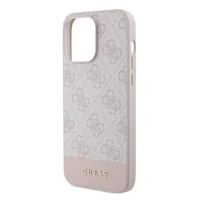 Guess 4G Bottom Stripe Collection - Etui iPhone Pro Max (różowy)