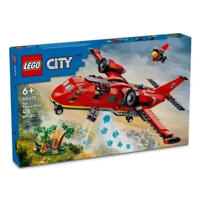 Klocki konstrukcyjne LEGO CITY Strażacki Samolot Ratunkowy