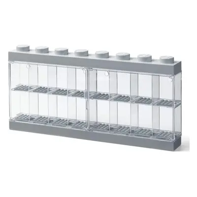 Gablota Lego Minifigure Display Case na Figurek szary