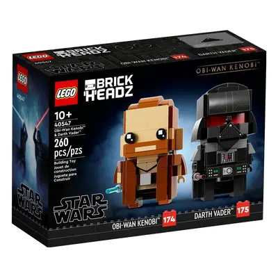 Klocki konstrukcyjne LEGO BrickHeadz Obi-Wan Kenobi i Darth Vader