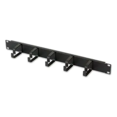 Akcesoria do szaf Techly Organizer kabli do szaf Rack 19'', 1U, uchwytów 65mm, czarny