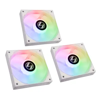 Lian Li ST120 ARGB wentylator PWM, 3-pack + kontroler - 120mm, biały