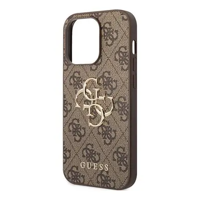 Guess 4G Big Metal Logo - Etui iPhone Pro (brązowy)