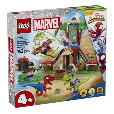 Klocki konstrukcyjne LEGO Spidey Bitwa Spidey’ego i Gobby’ego przy domku na drzewie