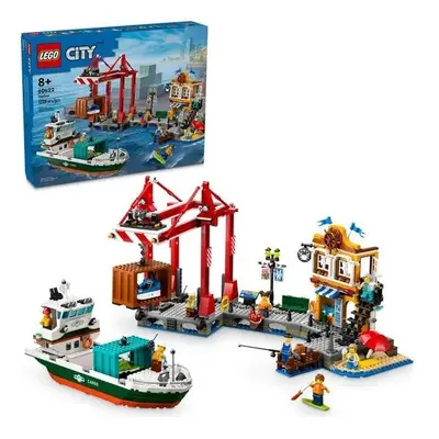 Klocki konstrukcyjne LEGO City Nadmorski port ze statkiem towarowym