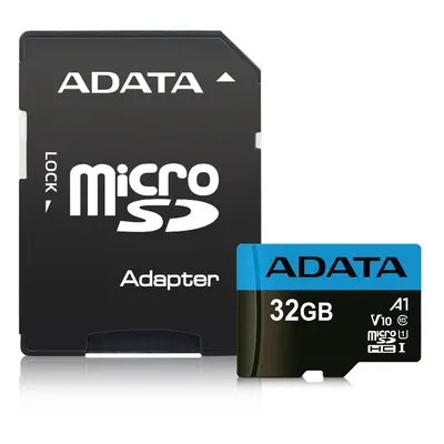 ADATA Premier microSDHC 32GB 100R/25W UHS-I Class A1 V10 + Adapter