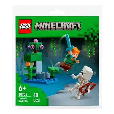 Klocki konstrukcyjne LEGO Minecraft Walka w bujnej jaskini
