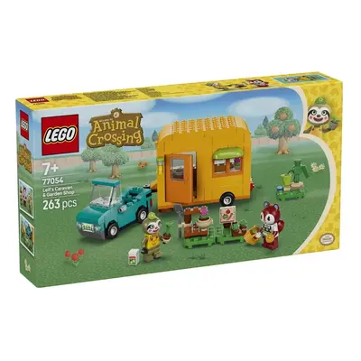Klocki konstrukcyjne LEGO Animal Crossing Leif i jego karawan oraz sklep ogrodniczy
