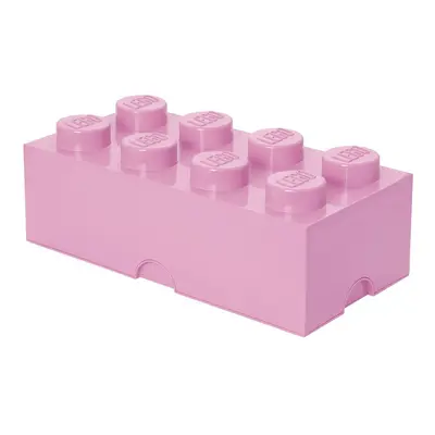 Pudełko na klocki Lego Storage Brick jasnoróżowy