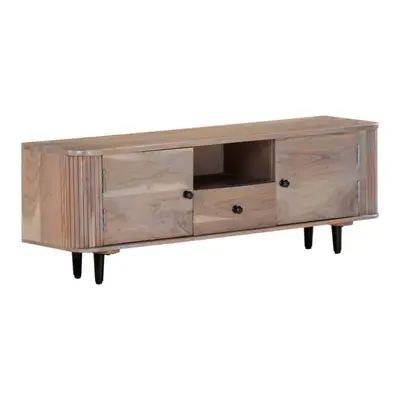 Szafka pod tv, 118x30x40 cm, lite drewno akacjowe