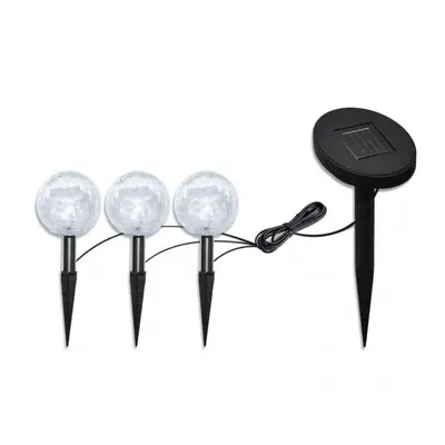 Lampy ogrodowe LED (3szt) z panelem solarnym