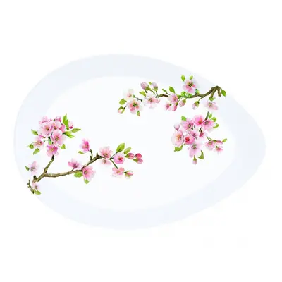 Półmisek z porcelany 36x25 cm Nuova R2S Sakura