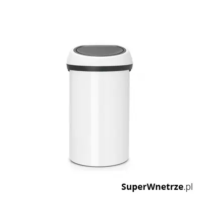 Kosz na śmieci 60 l Brabantia Touch Bin biały