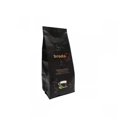 Kawa świeżo palona 0,5kg Broda Coffee Crema Gold czarna