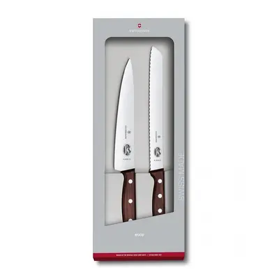 VICTORINOX - Rosewood - Zestaw noży kuchennych - 2-elementowy - Drzewo różane