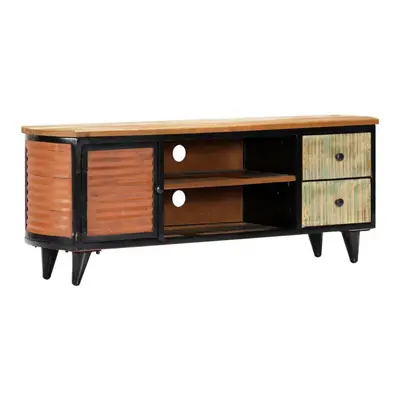 Szafka pod TV, 120 x 30 x 45 cm, lite drewno odzyskane