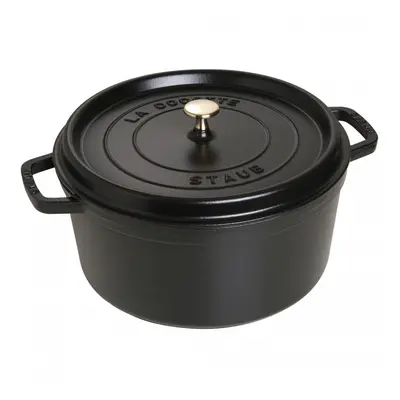 Garnek żeliwny okrągły Staub - Czarny, 8.35 ltr