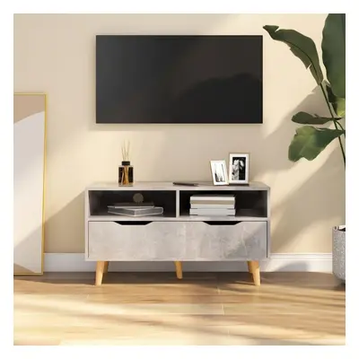 Szafka pod tv, szara, 90x40x48,5 cm, płyta wiórowa