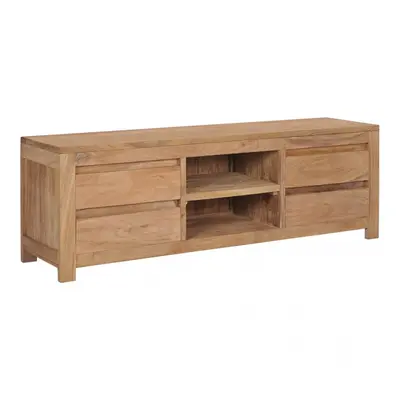 Szafka pod TV, 120x30x40 cm, lite drewno tekowe