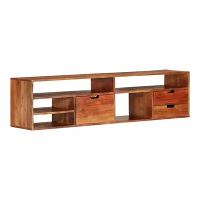 Szafka pod tv, 140x30x35 cm, lite drewno akacjowe