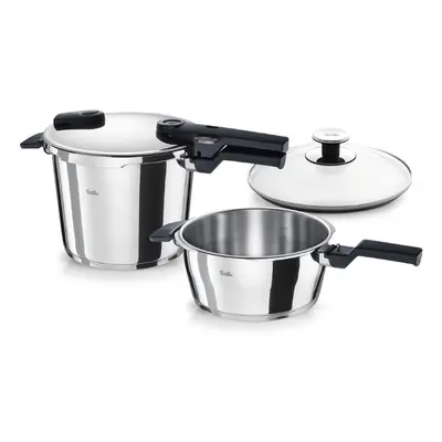 Fissler - vitaquick® - szybkowar 3,5 l + 6 l + szklana pokrywa - 22 cm