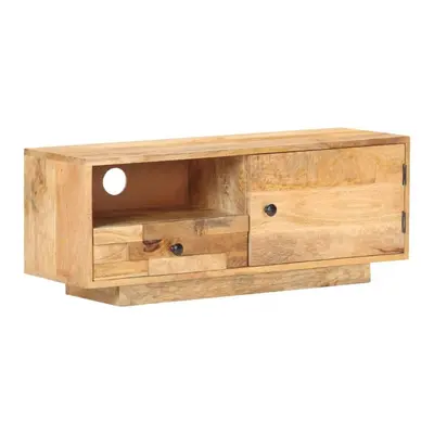 Szafka pod TV, 90x30x35 cm, lite drewno mango