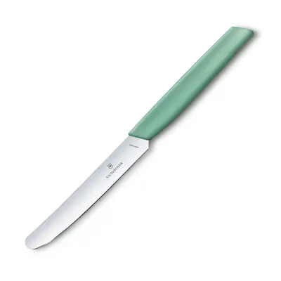 Victorinox - swiss modern - nóż stołowy - gładkie ostrze - cm - miętowo-zielony