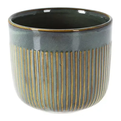 Doniczka porcelanowa zielona cm