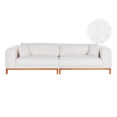 Sofa 4-osobowa boucle złamana biel veng