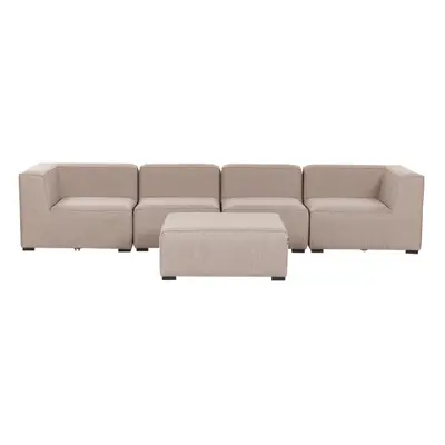 Sofa z ottomaną arezzo beżowy
