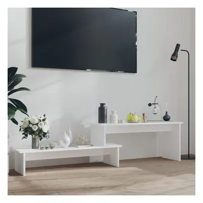 Szafka pod tv, biała, 180x30x43 cm, płyta wiórowa